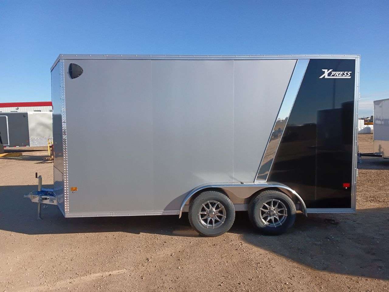 2026 Alcom Xpress 7'6" x 14' + V-Nose Cargo Trailer