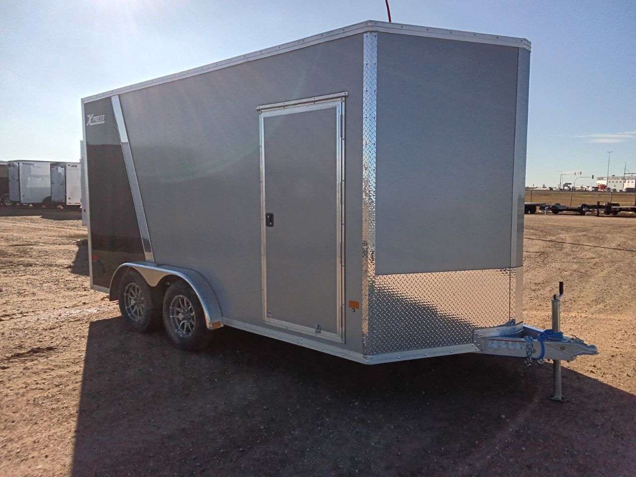 2026 Alcom Xpress 7'6" x 14' + V-Nose Cargo Trailer