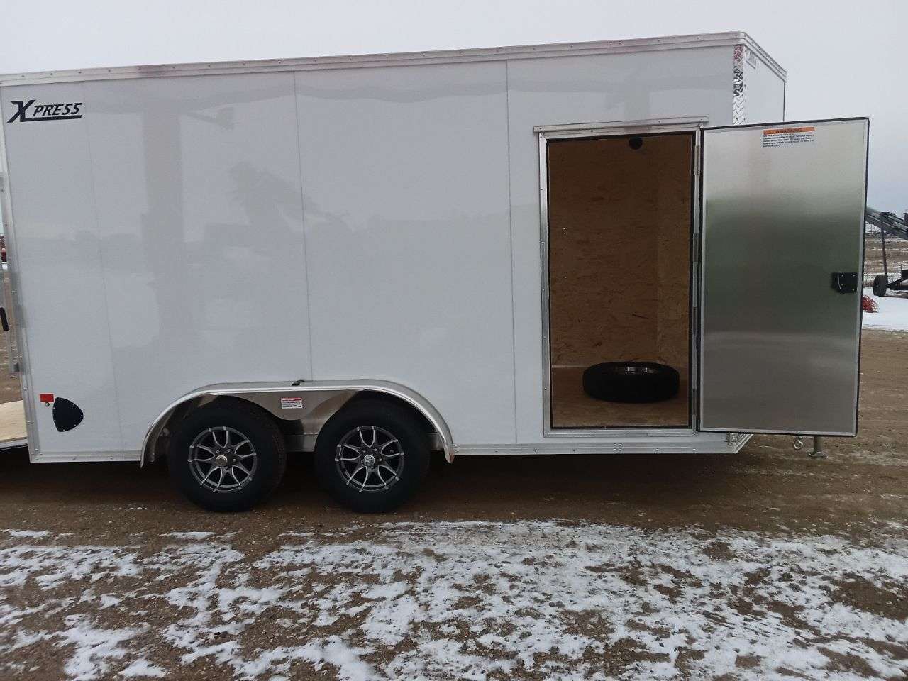 2026 Alcom Xpress 7'6" x 14' + V-Nose Cargo Trailer