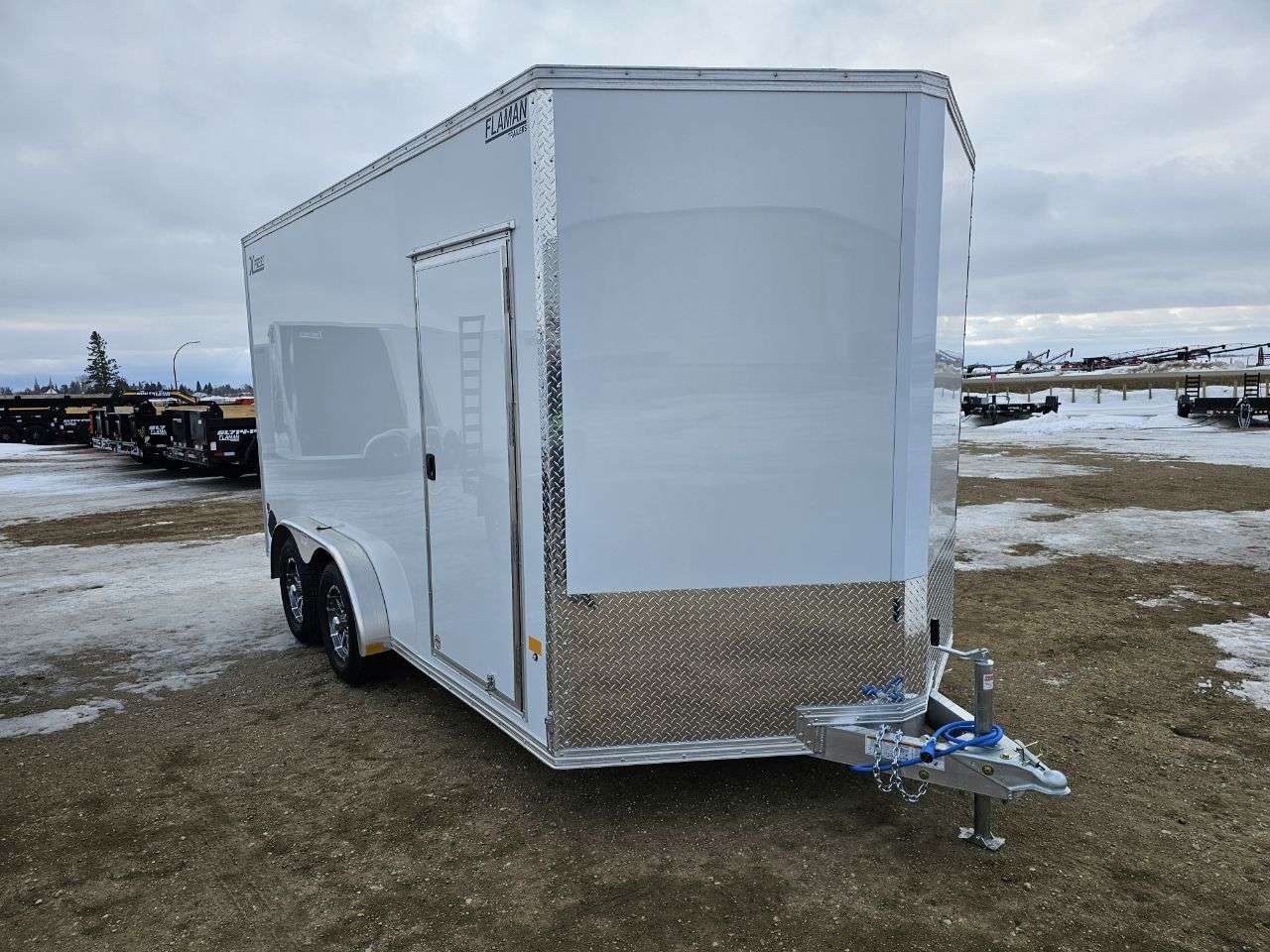 2026 Alcom Xpress 7'6" x 14' + V-Nose Cargo Trailer