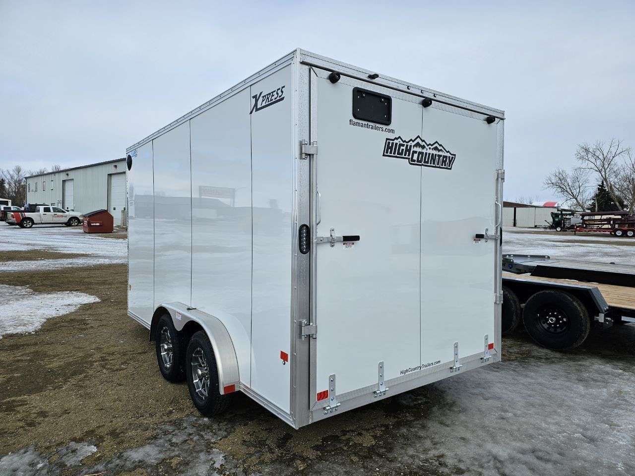 2026 Alcom Xpress 7'6" x 14' + V-Nose Cargo Trailer