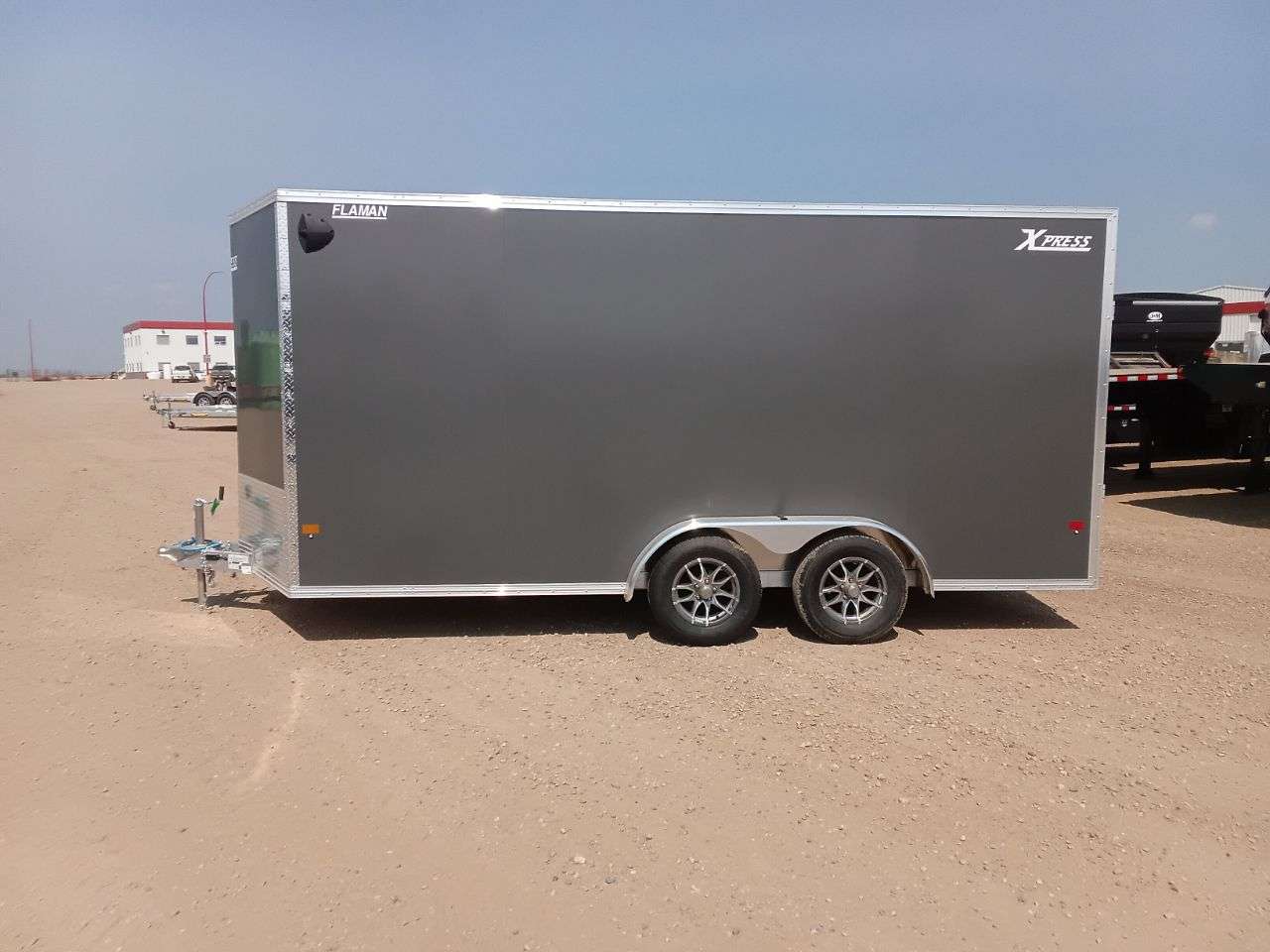 2026 Alcom Xpress 7'6" x 16' + V-Nose Cargo Trailer