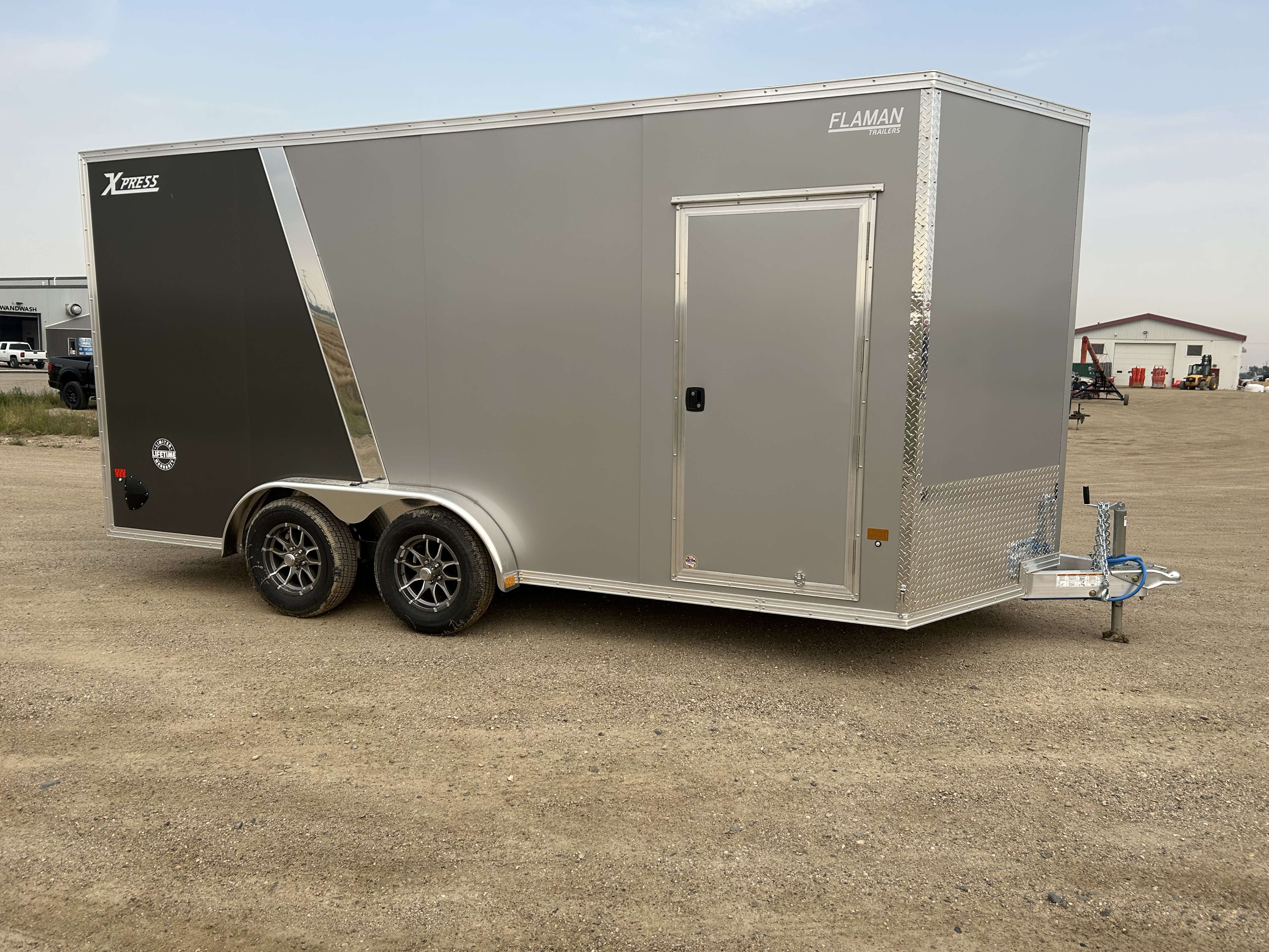 2026 Alcom Xpress 7'6" x 16' + V-Nose Cargo Trailer