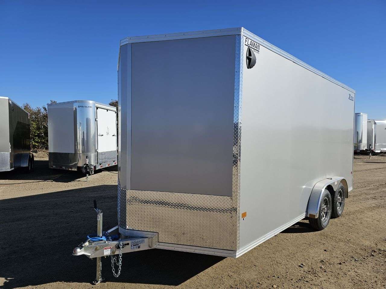 2026 Alcom Xpress 7'6" x 16' + V-Nose Cargo Trailer