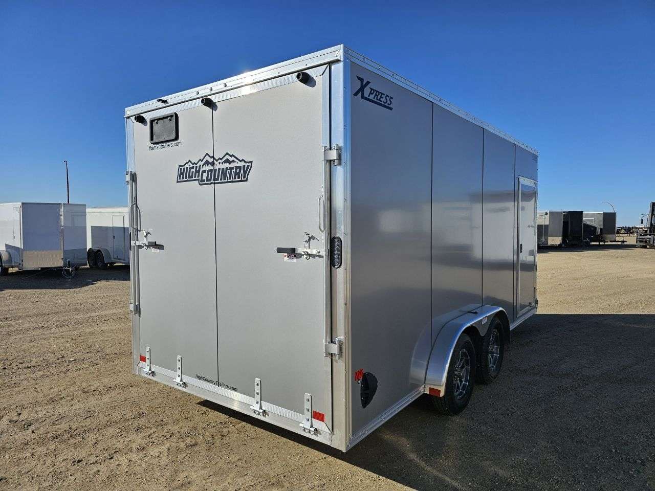 2026 Alcom Xpress 7'6" x 16' + V-Nose Cargo Trailer