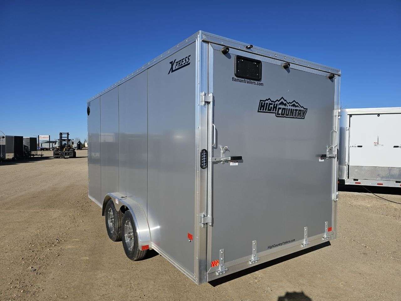 2026 Alcom Xpress 7'6" x 16' + V-Nose Cargo Trailer