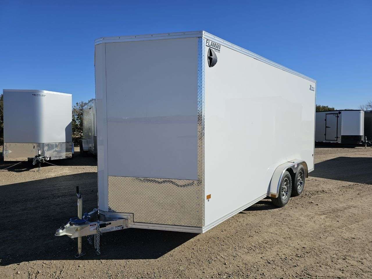2026 Alcom Xpress 7'6" x 16' + V-Nose Cargo Trailer