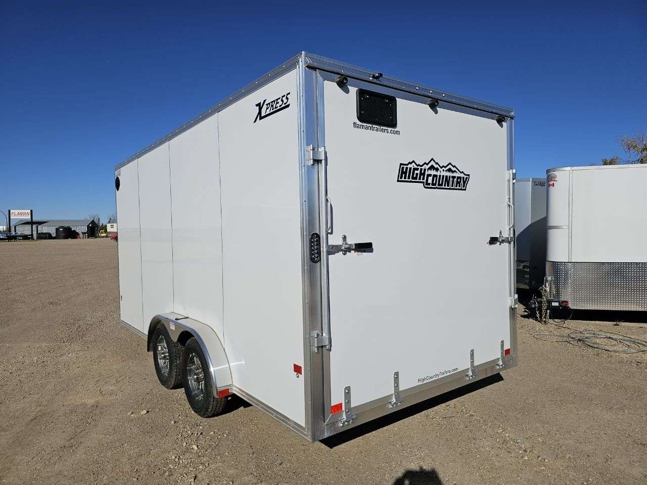 2026 Alcom Xpress 7'6" x 16' + V-Nose Cargo Trailer