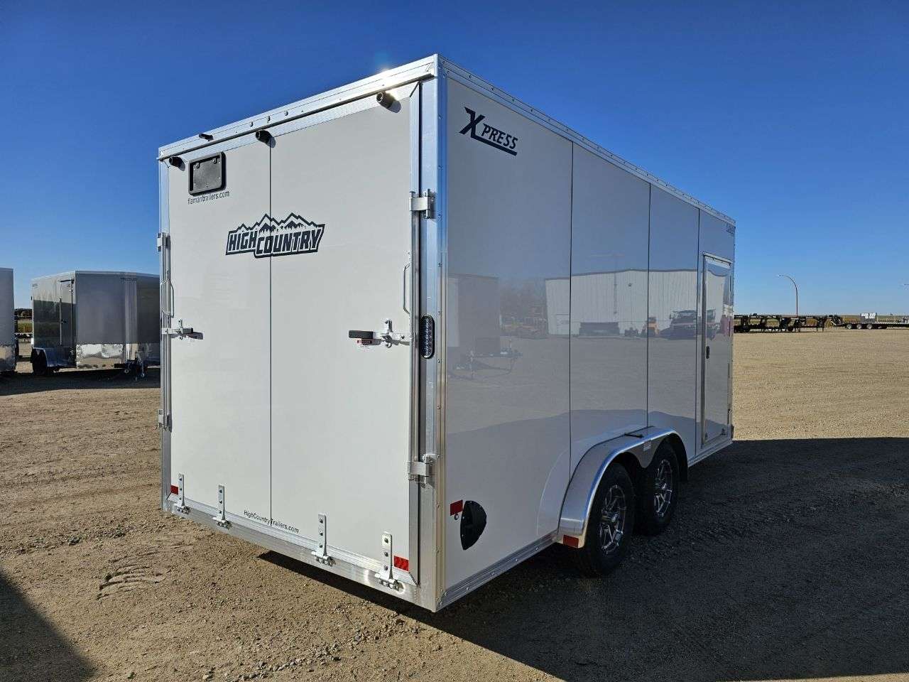 2026 Alcom Xpress 7'6" x 16' + V-Nose Cargo Trailer