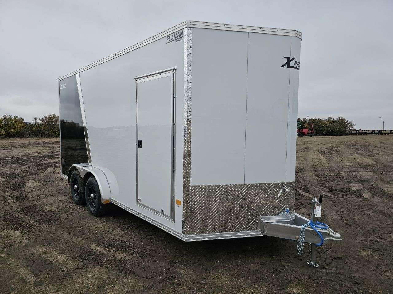 2026 Alcom Xpress 7'6" x 16' + V-Nose Cargo Trailer