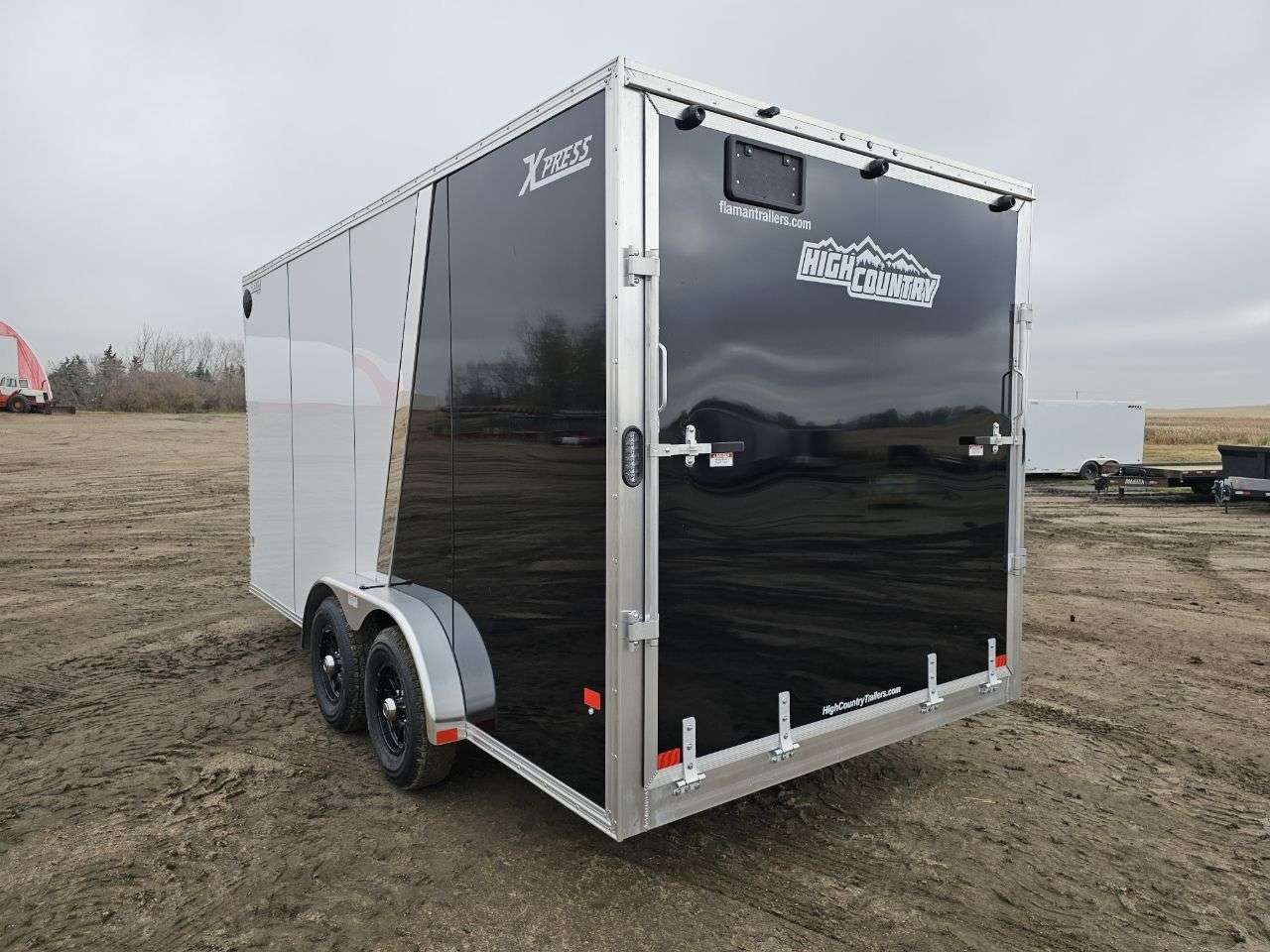 2026 Alcom Xpress 7'6" x 16' + V-Nose Cargo Trailer