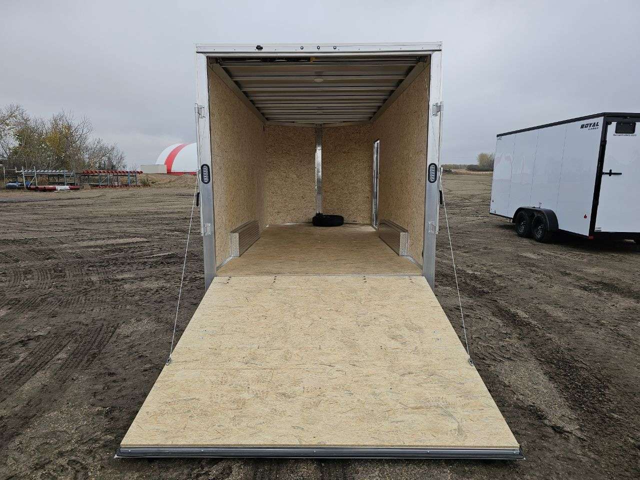 2026 Alcom Xpress 7'6" x 16' + V-Nose Cargo Trailer