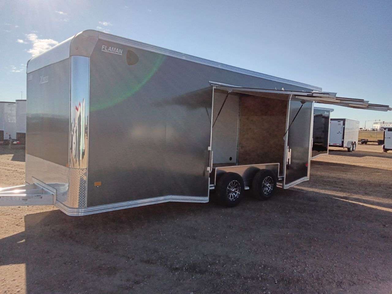 2026 Alcom Xpress 8'6" x 20' Flat Front Car Hauler Trailer