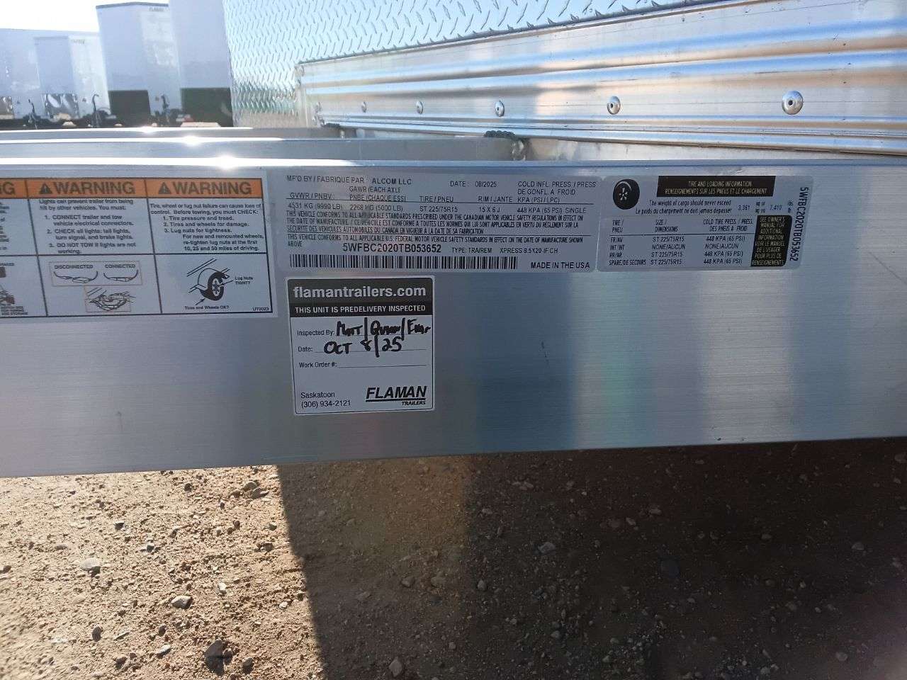 2026 Alcom Xpress 8'6" x 20' Flat Front Car Hauler Trailer