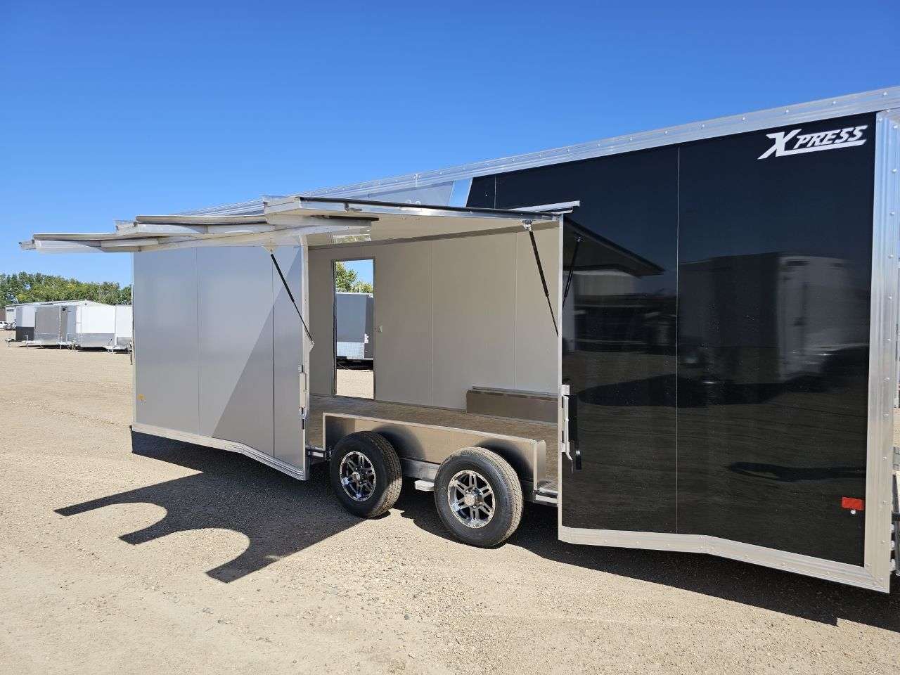 2026 Alcom Xpress 8'6" x 24' Flat Front Car Hauler Trailer