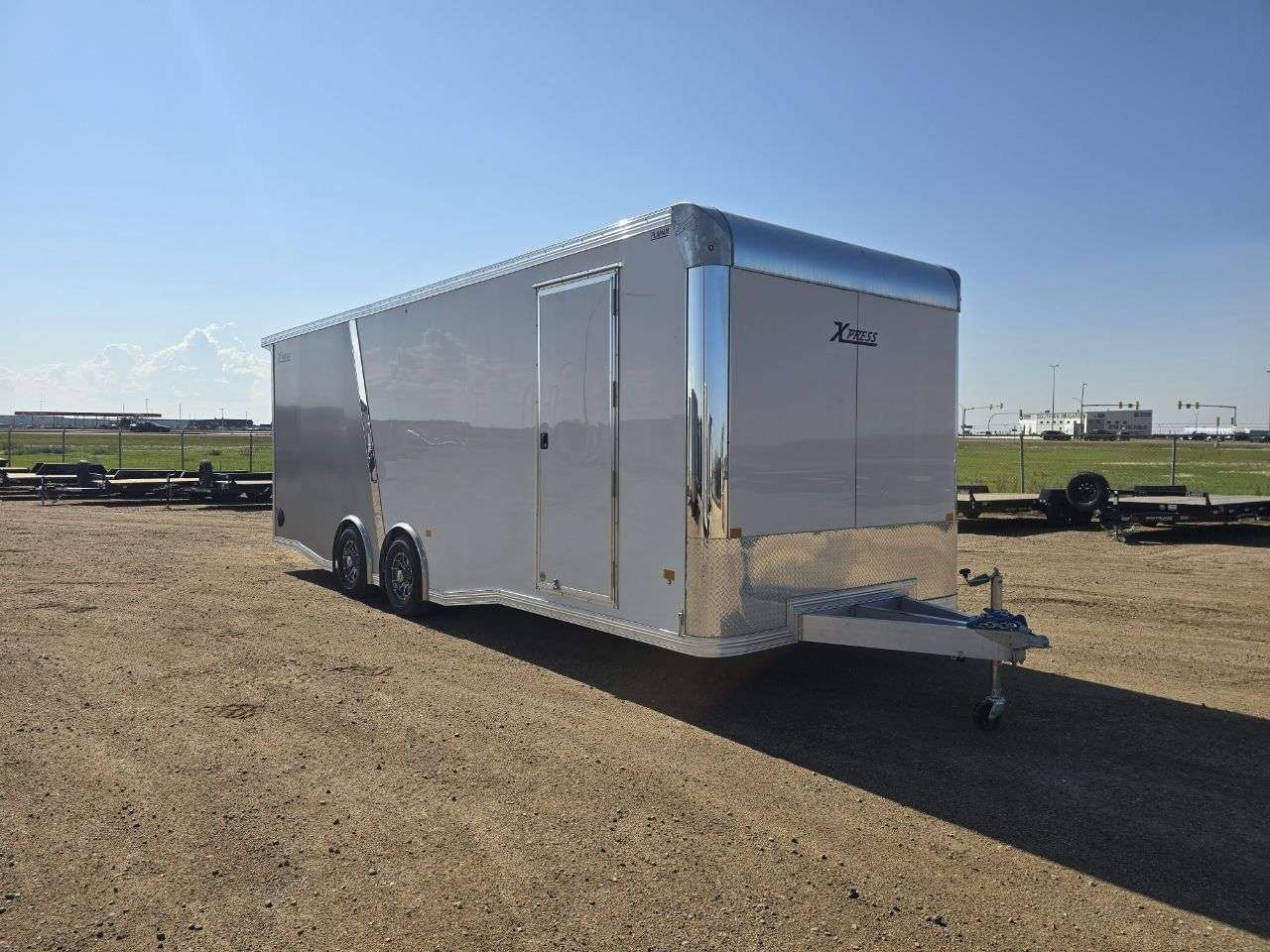 2026 Alcom Xpress 8'6" x 24' Flat Front Car Hauler Trailer