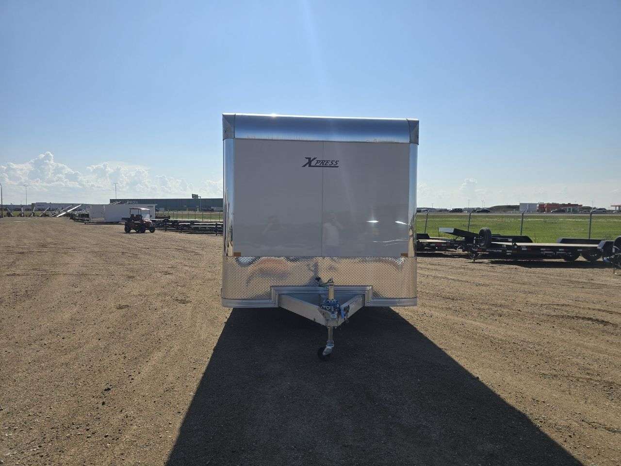 2026 Alcom Xpress 8'6" x 24' Flat Front Car Hauler Trailer