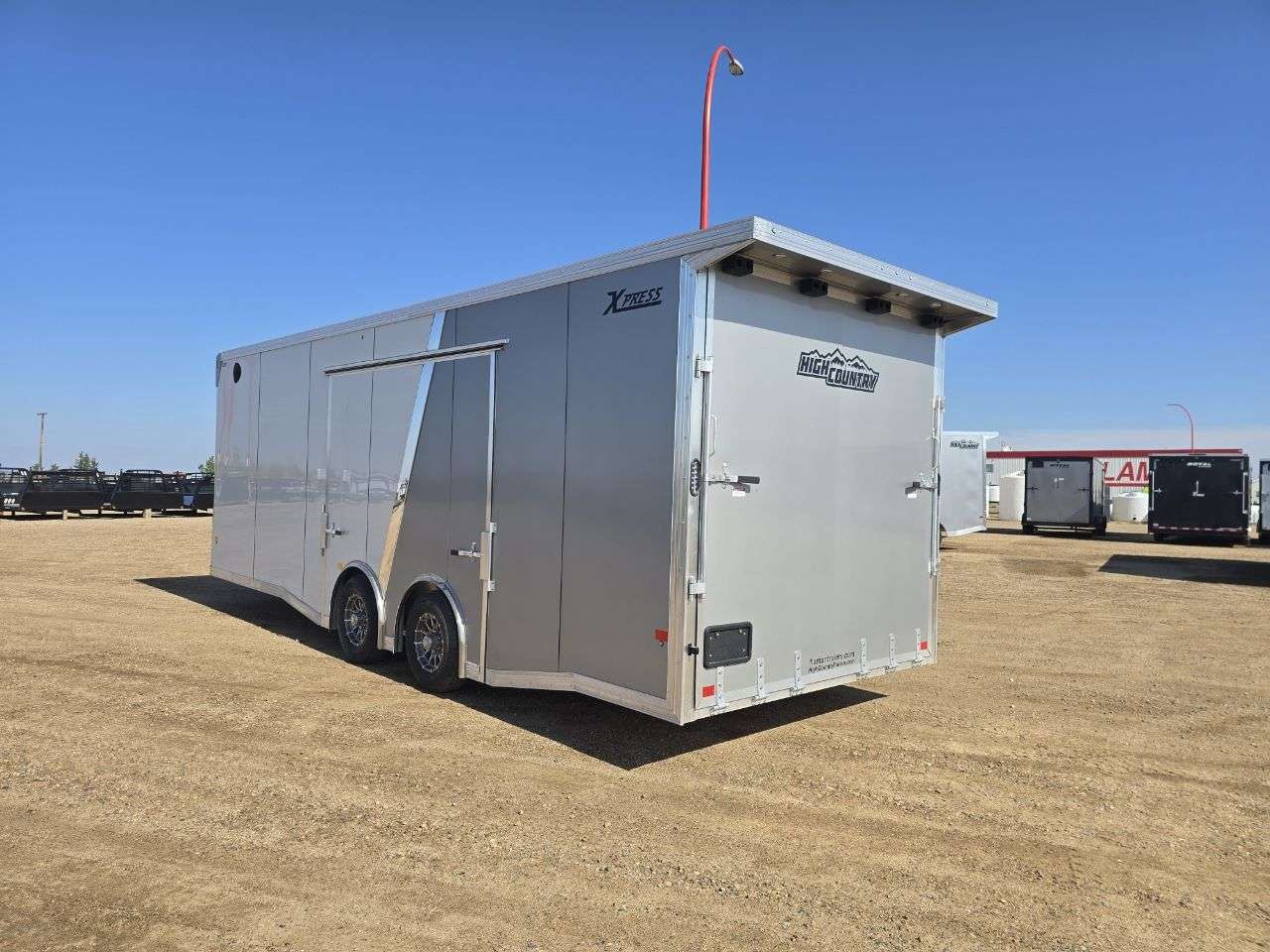 2026 Alcom Xpress 8'6" x 24' Flat Front Car Hauler Trailer