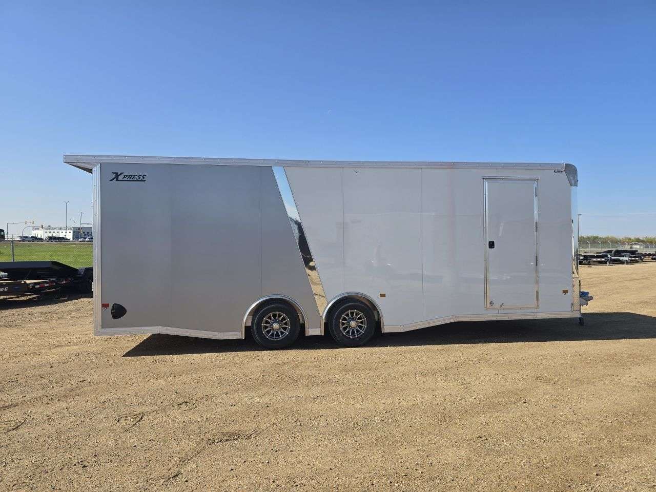2026 Alcom Xpress 8'6" x 24' Flat Front Car Hauler Trailer
