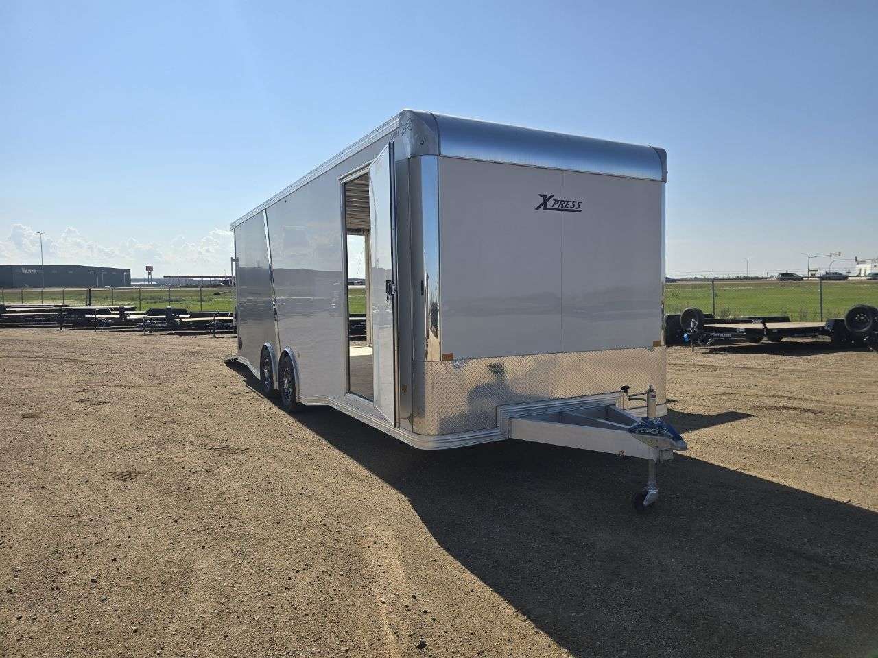 2026 Alcom Xpress 8'6" x 24' Flat Front Car Hauler Trailer