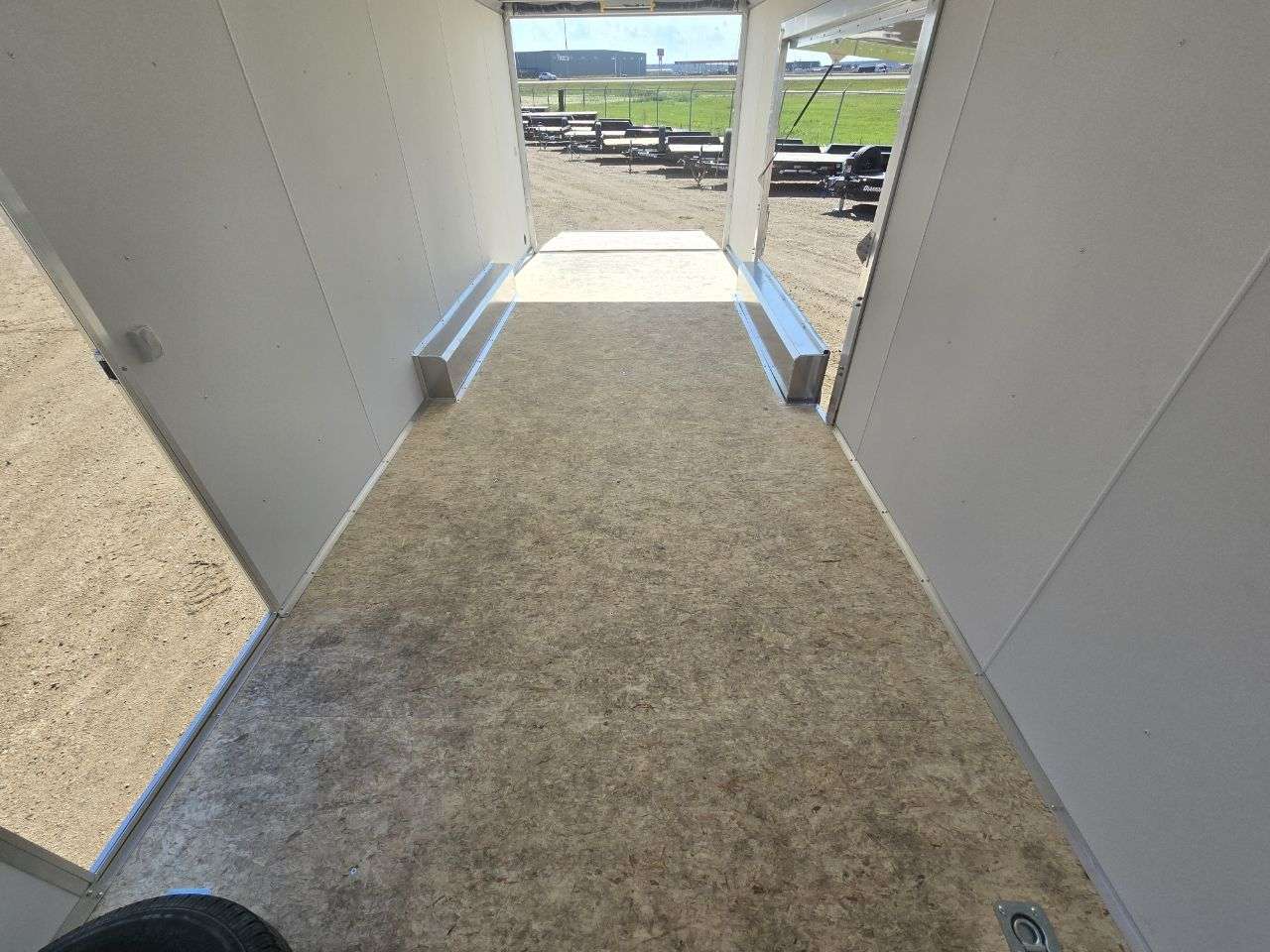 2026 Alcom Xpress 8'6" x 24' Flat Front Car Hauler Trailer