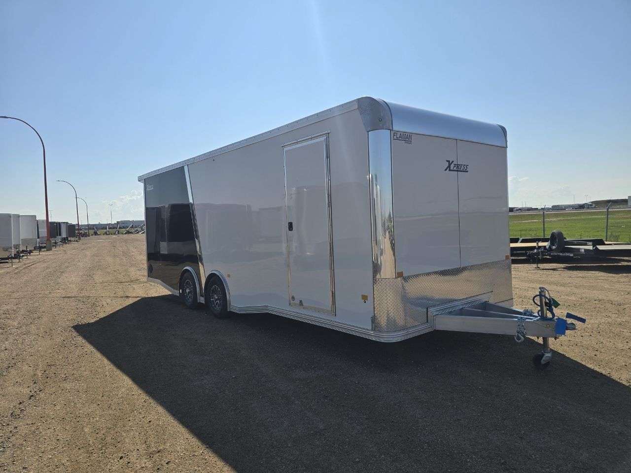 2026 Alcom Xpress 8'6" x 24' Flat Front Car Hauler Trailer