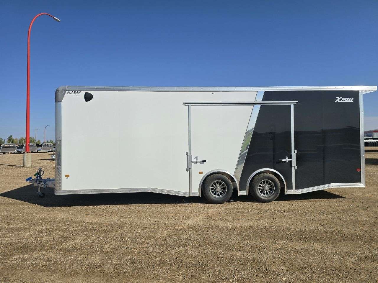 2026 Alcom Xpress 8'6" x 24' Flat Front Car Hauler Trailer