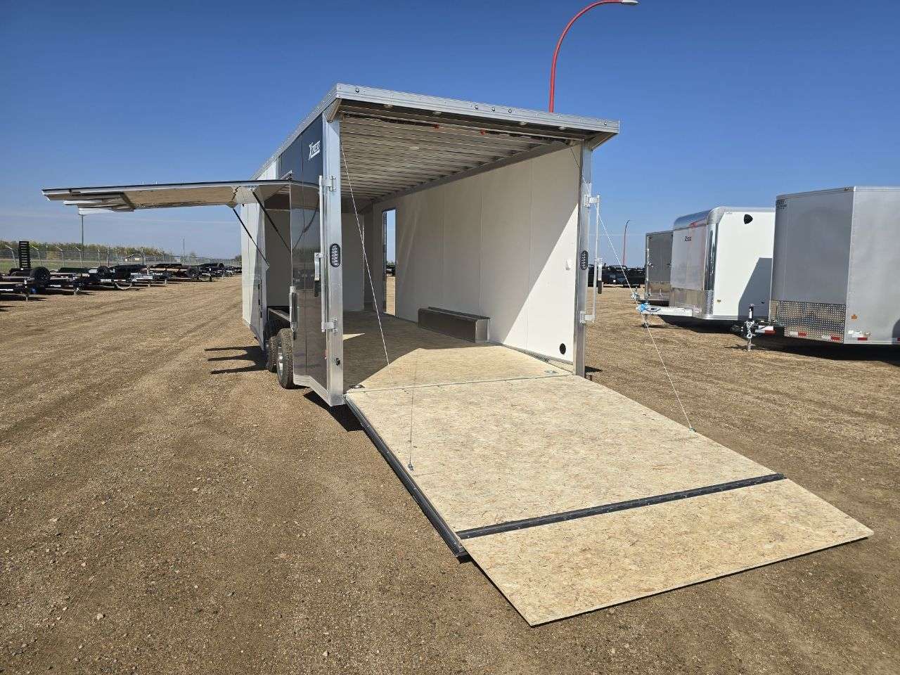 2026 Alcom Xpress 8'6" x 24' Flat Front Car Hauler Trailer