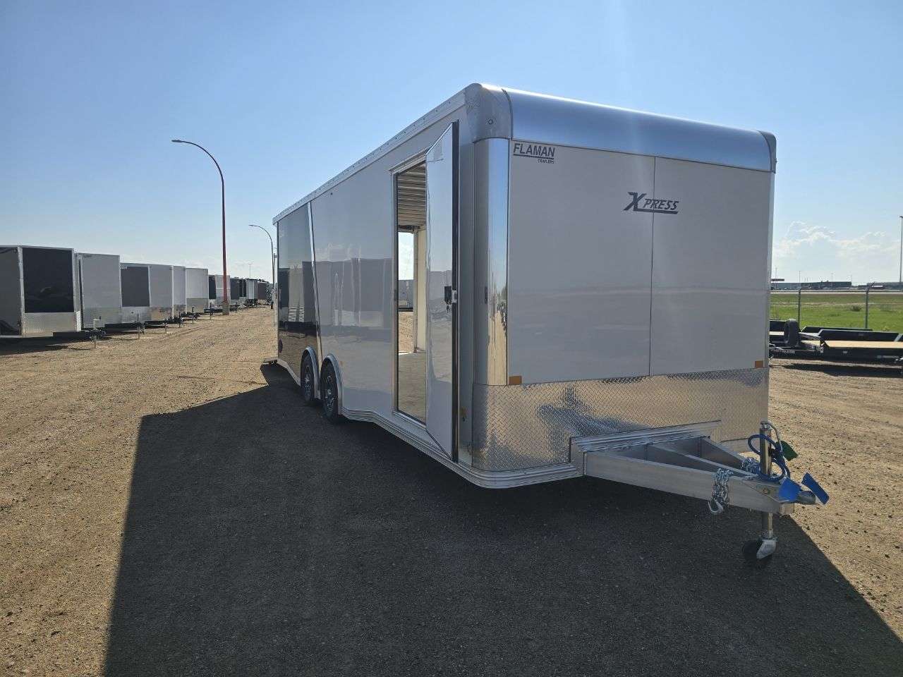 2026 Alcom Xpress 8'6" x 24' Flat Front Car Hauler Trailer