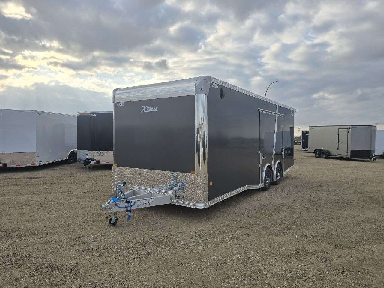 2026 Alcom Xpress 8'6" x 24' Flat Front Car Hauler Trailer