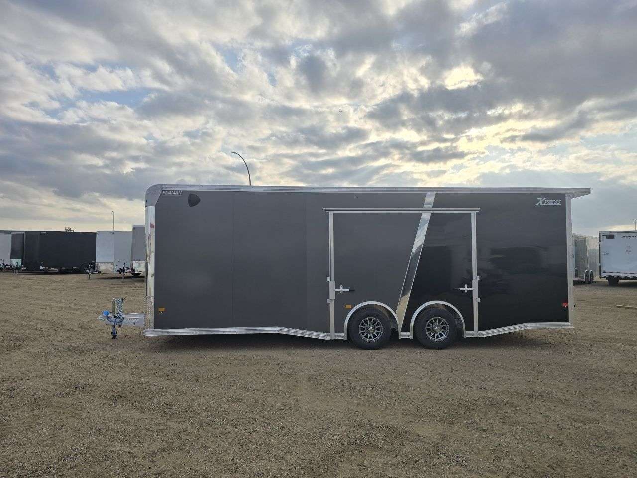 2026 Alcom Xpress 8'6" x 24' Flat Front Car Hauler Trailer