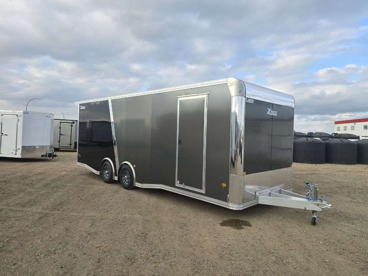 2026 Alcom Xpress 8'6" x 24' Flat Front Car Hauler Trailer