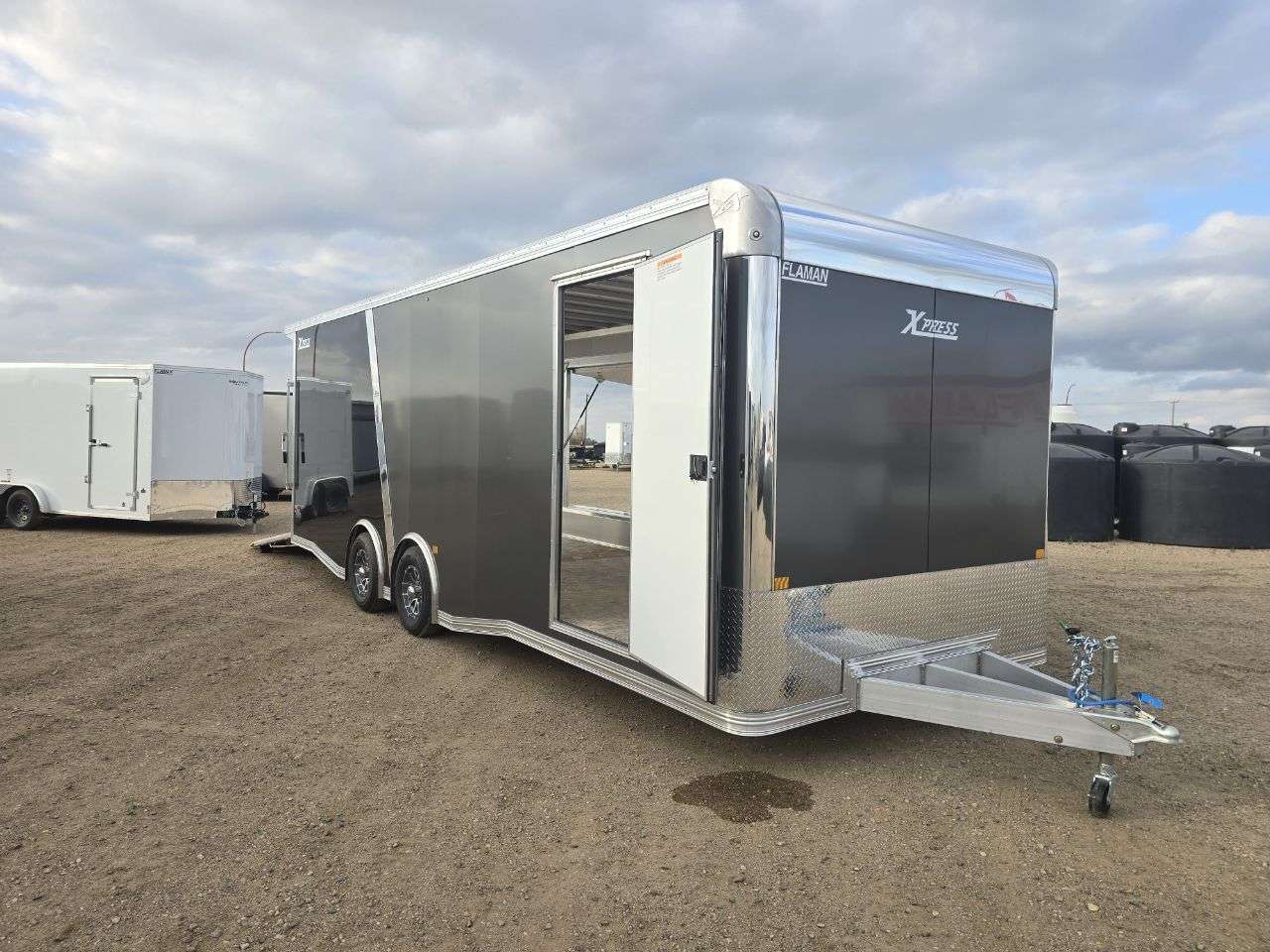 2026 Alcom Xpress 8'6" x 24' Flat Front Car Hauler Trailer