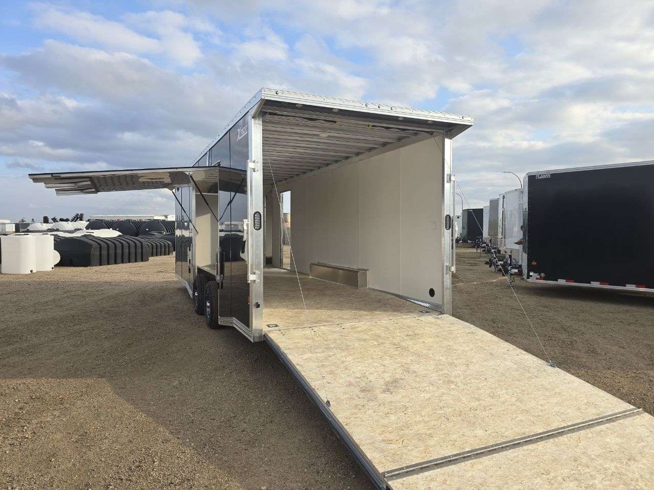 2026 Alcom Xpress 8'6" x 24' Flat Front Car Hauler Trailer