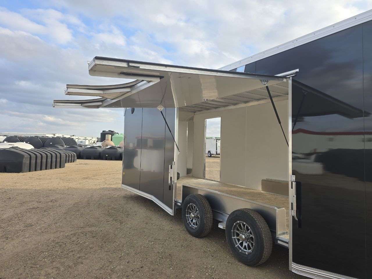 2026 Alcom Xpress 8'6" x 24' Flat Front Car Hauler Trailer