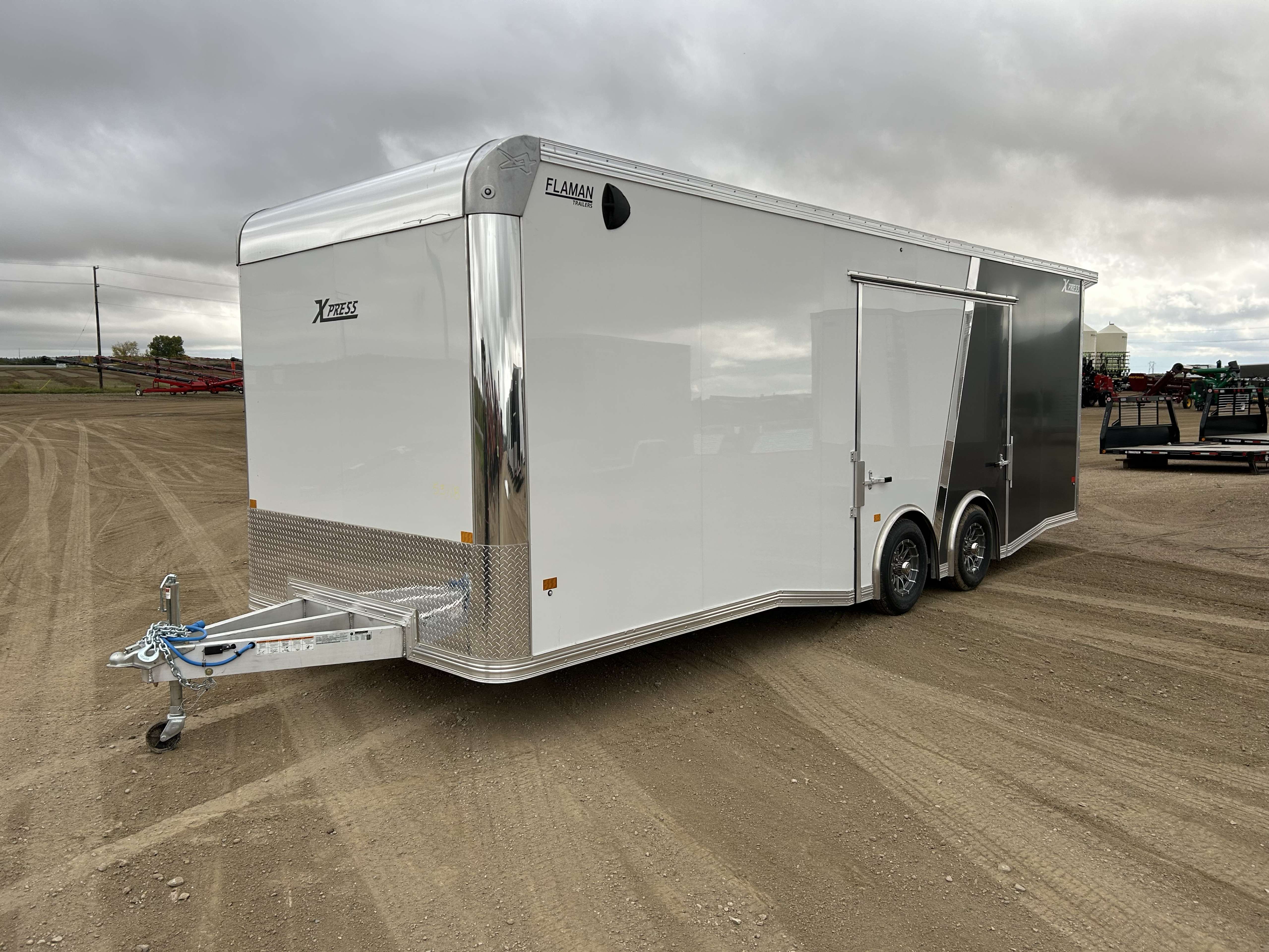 2026 Alcom Xpress 8'6" x 24' Flat Front Car Hauler Trailer