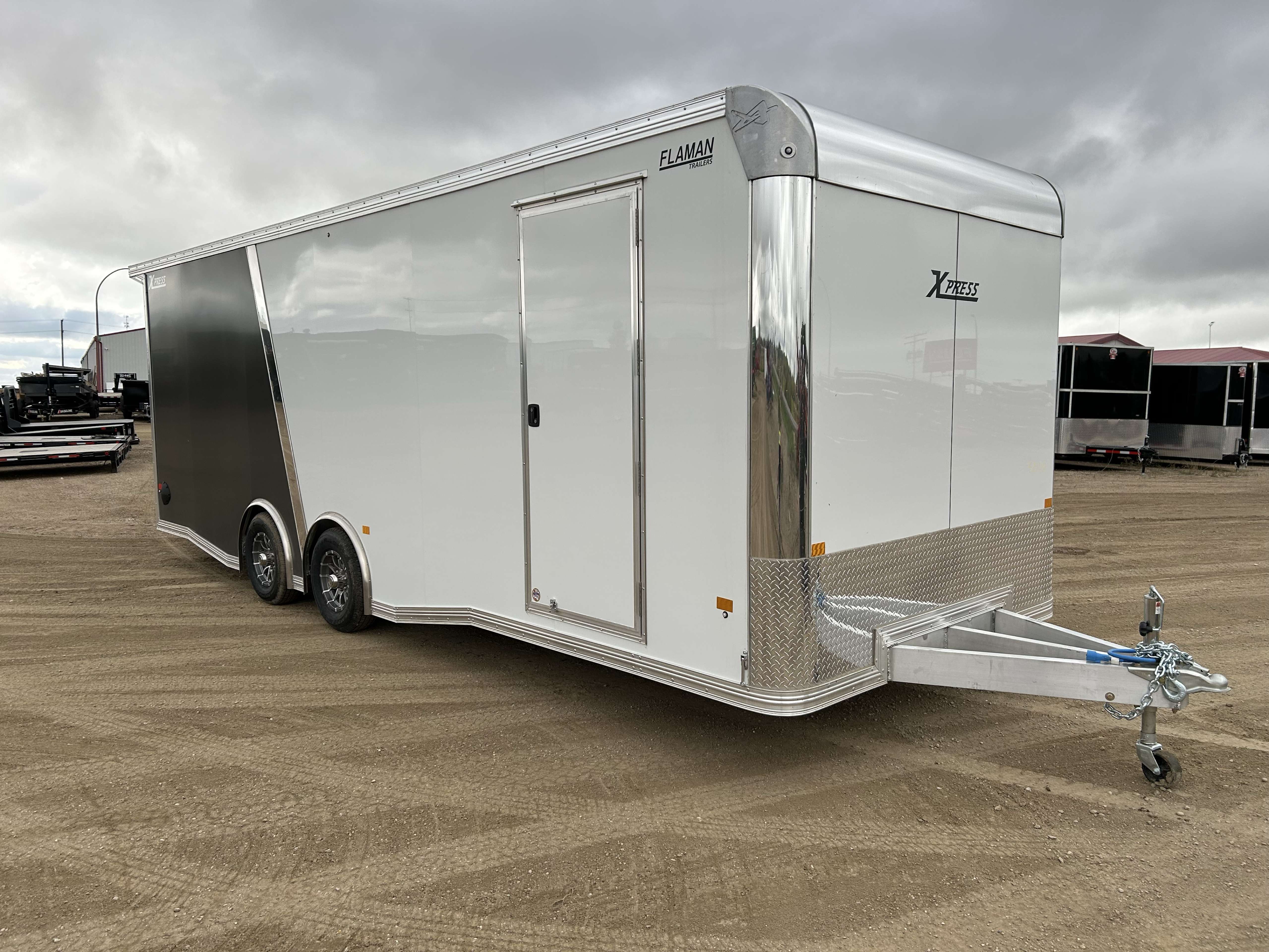 2026 Alcom Xpress 8'6" x 24' Flat Front Car Hauler Trailer