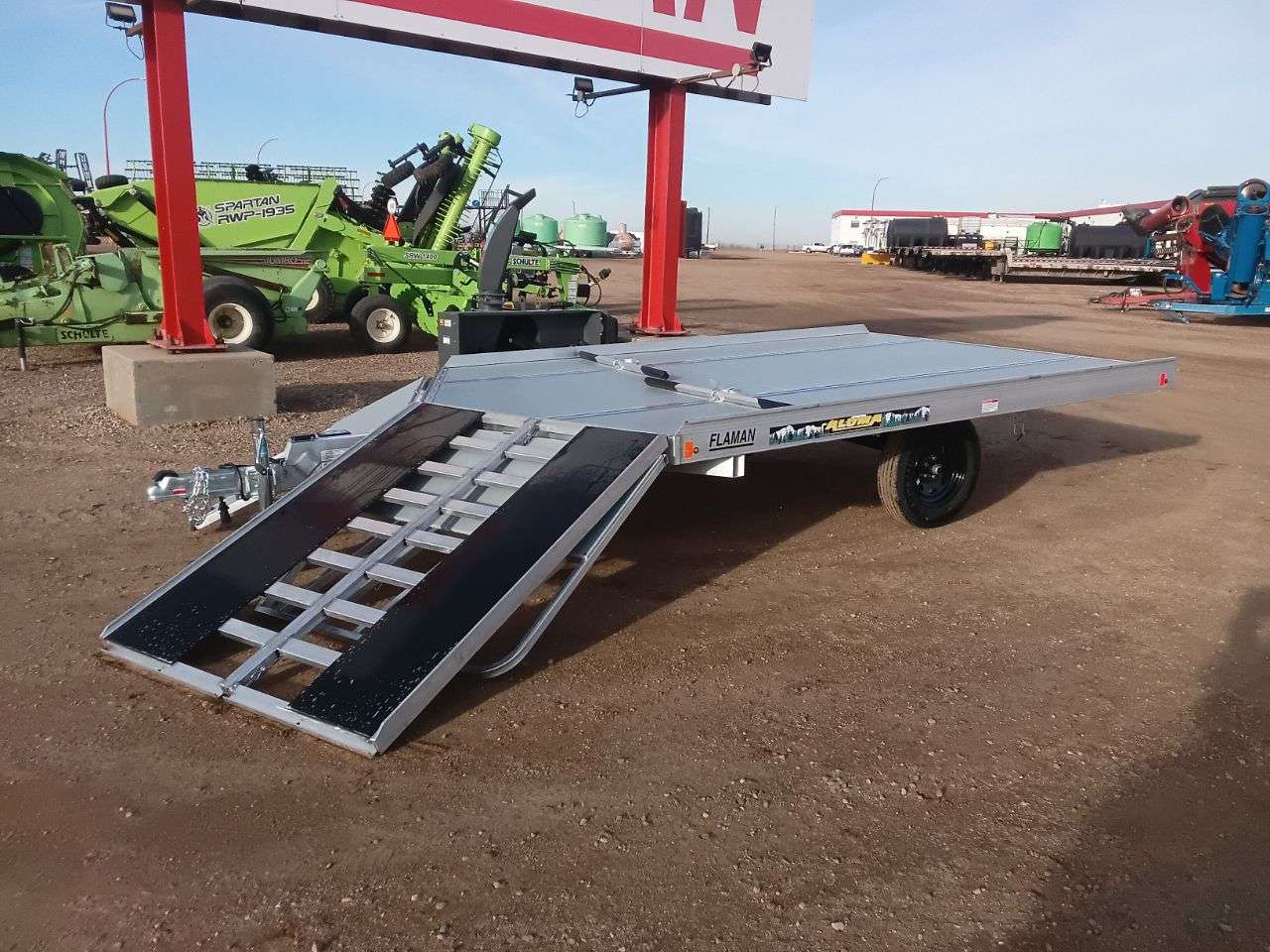 2026 Aluma 101.25" x 12' Toy Hauler Trailer