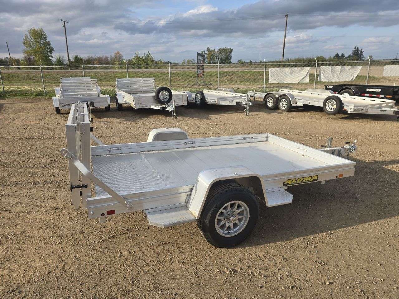 2026 Aluma 6810H 69" x 122" Utility Trailer