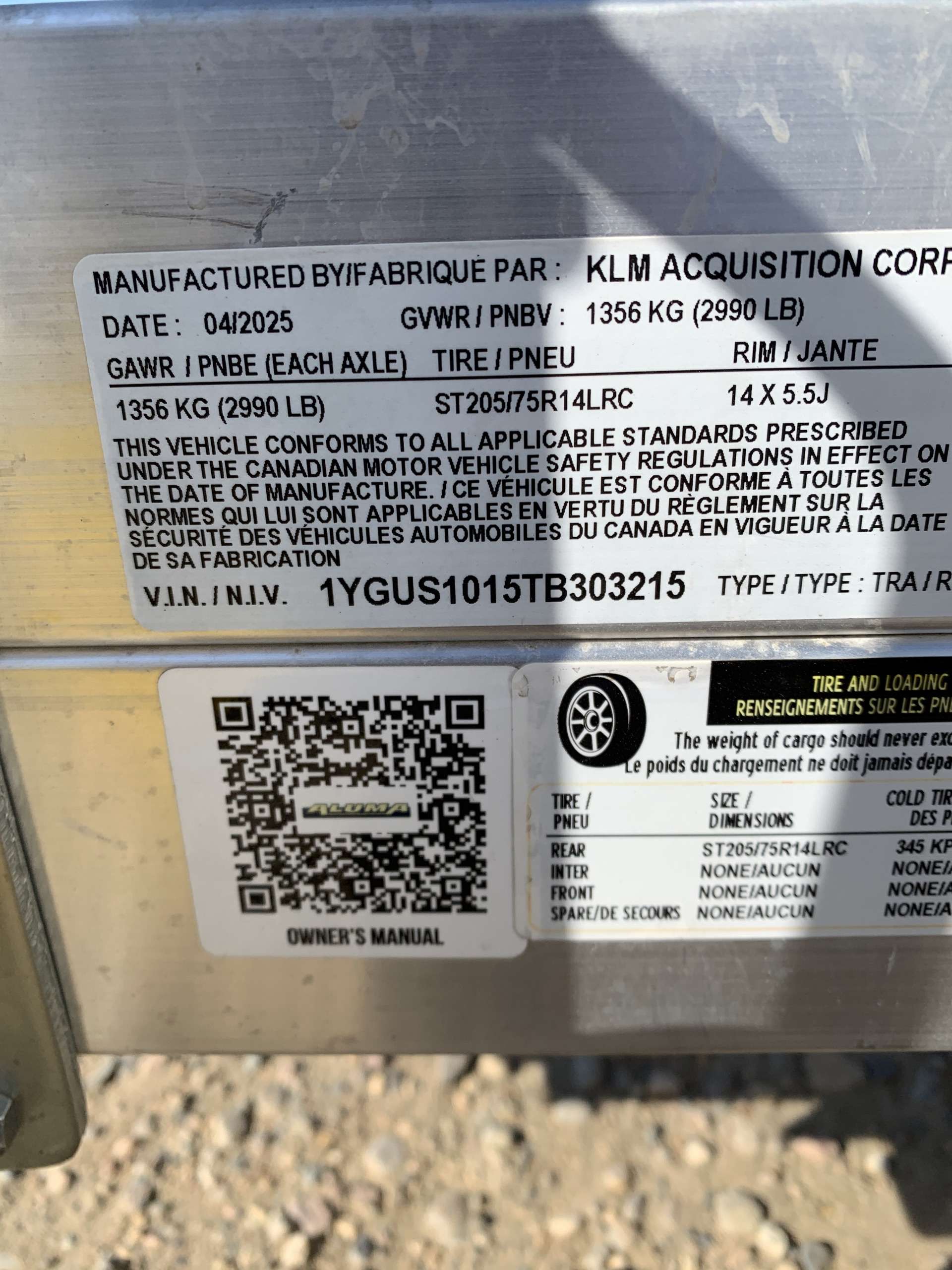 2026 Aluma 6810H 69" x 122" Utility Trailer