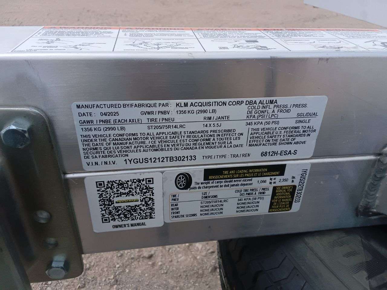 2026 Aluma 69" x 147" Utility