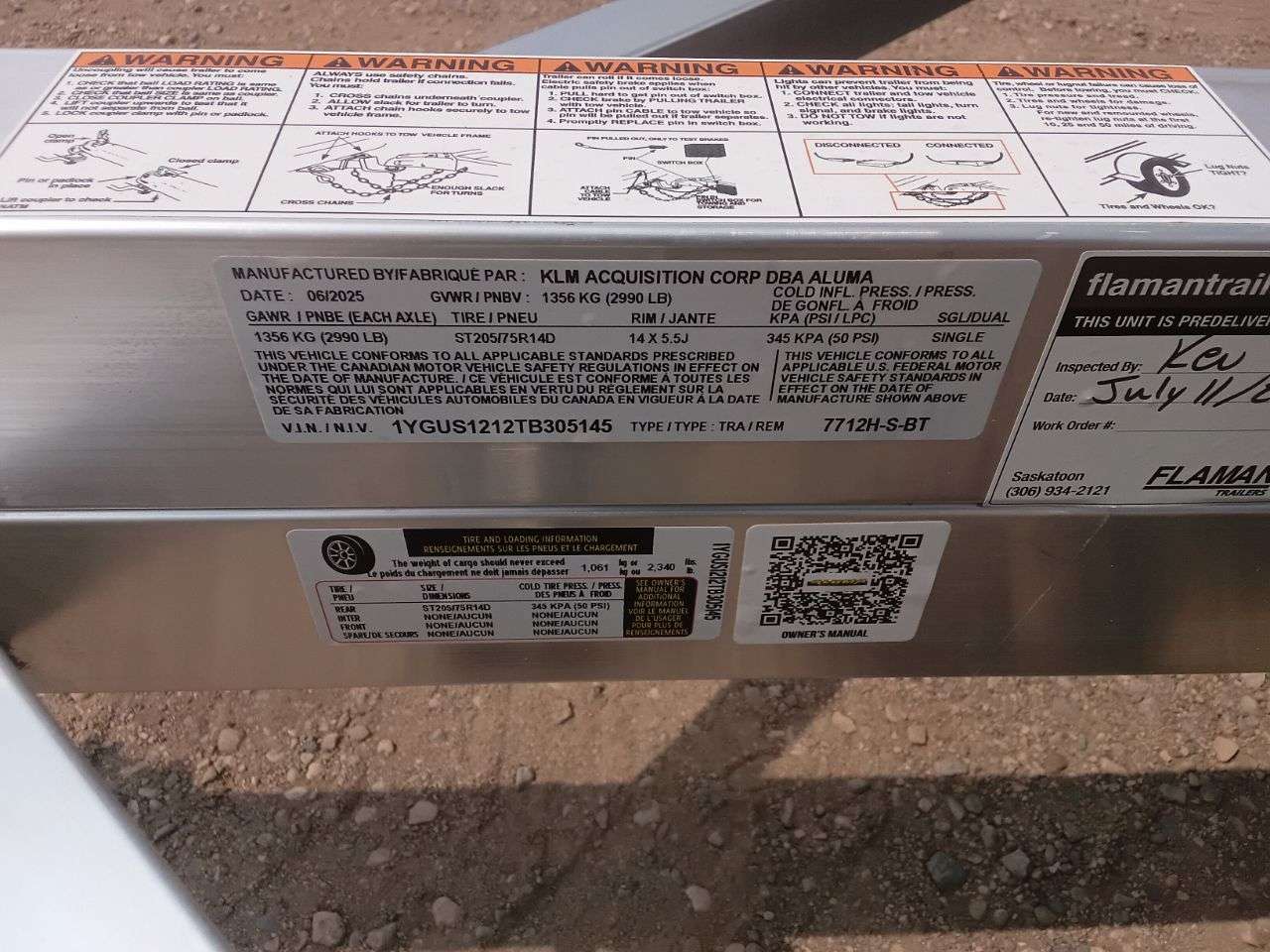 2026 Aluma 77" x 142" Utility
