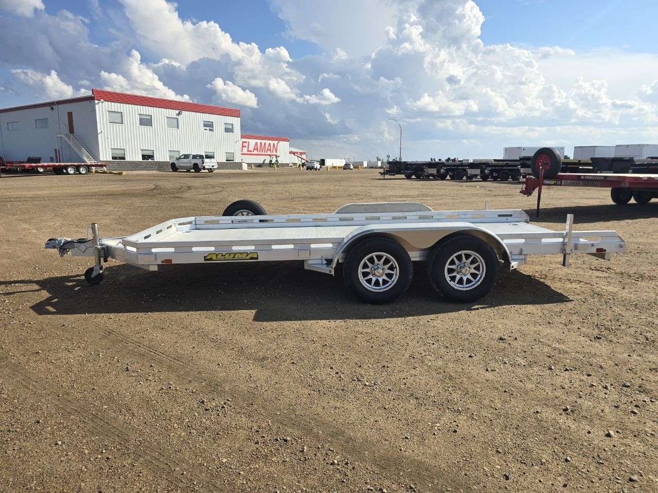 2026 Aluma 7816TA 77.5" x 16' Utility Trailer