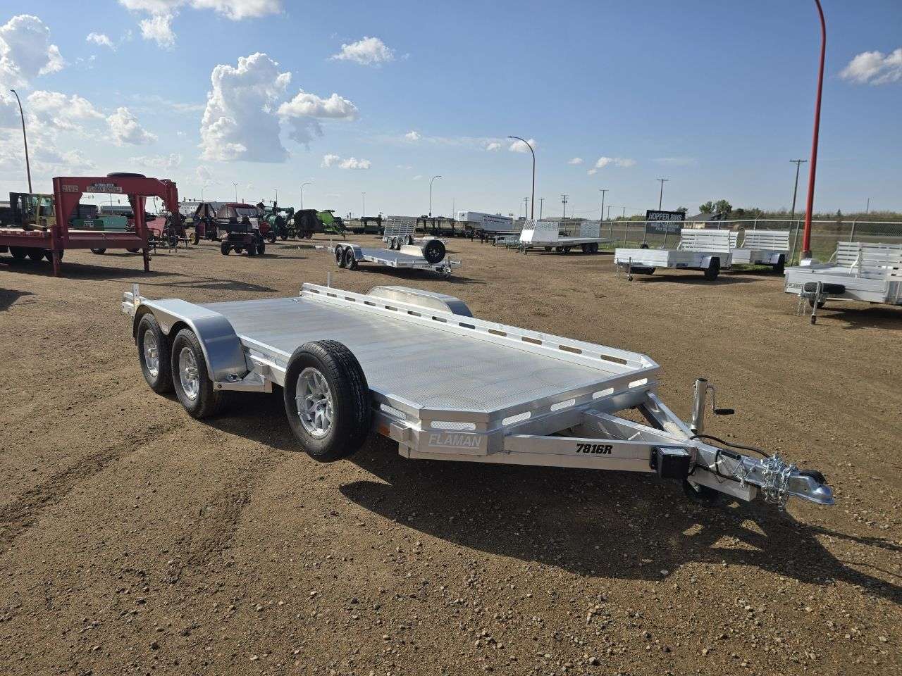 2026 Aluma 7816TA 77.5" x 16' Utility Trailer