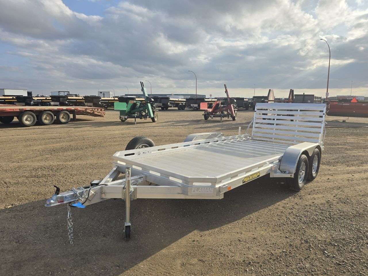 2026 Aluma 7816TA 77.5" x 16' Utility Trailer