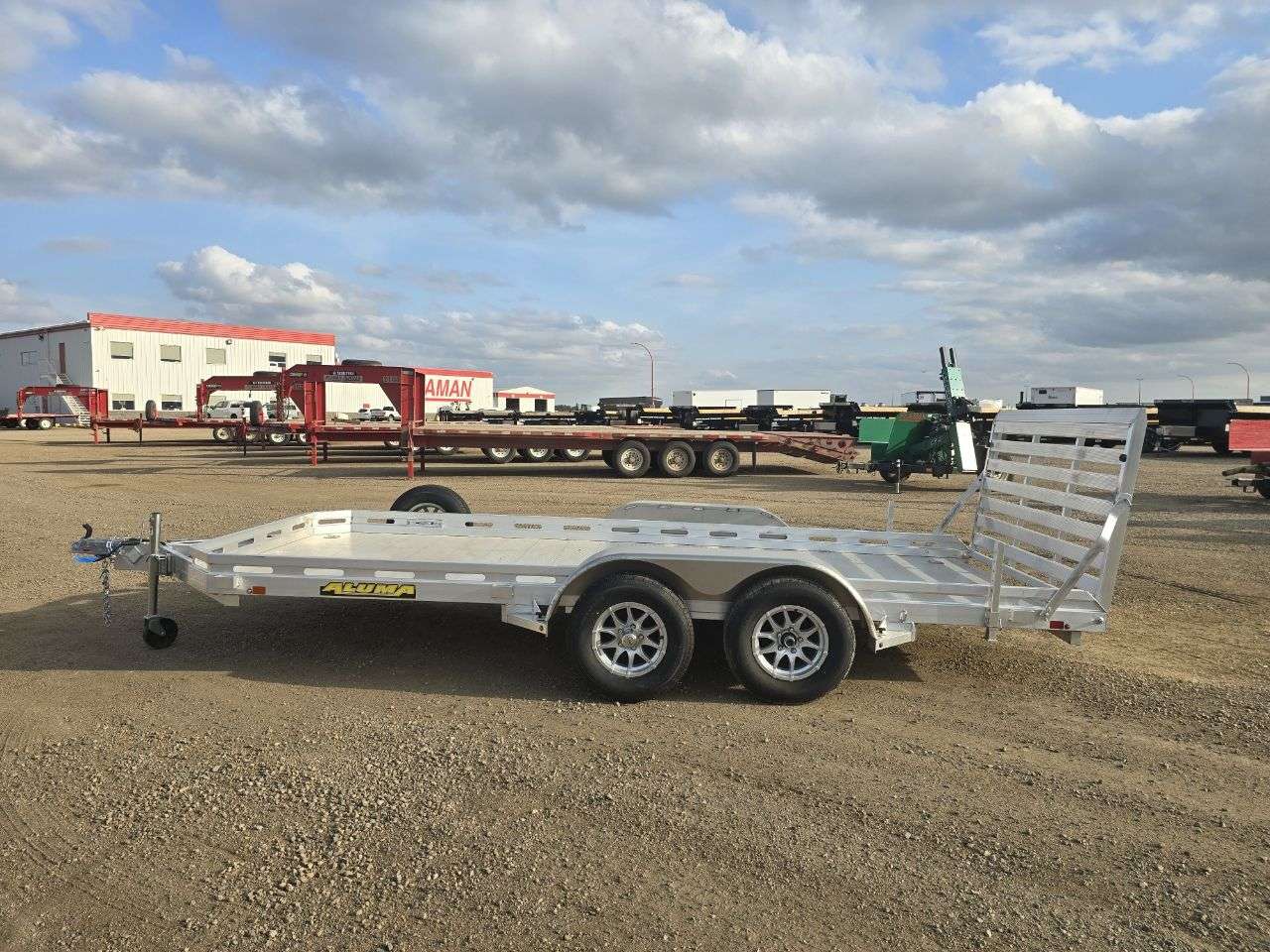 2026 Aluma 7816TA 77.5" x 16' Utility Trailer