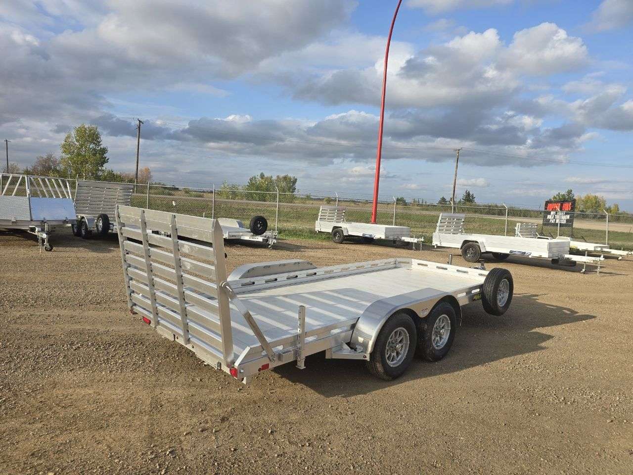 2026 Aluma 7816TA 77.5" x 16' Utility Trailer