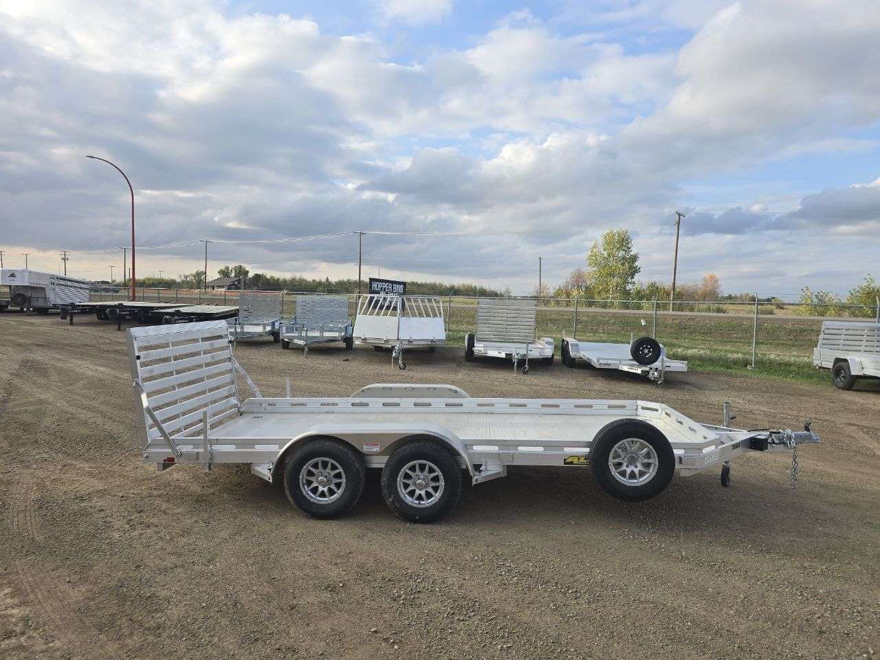 2026 Aluma 7816TA 77.5" x 16' Utility Trailer