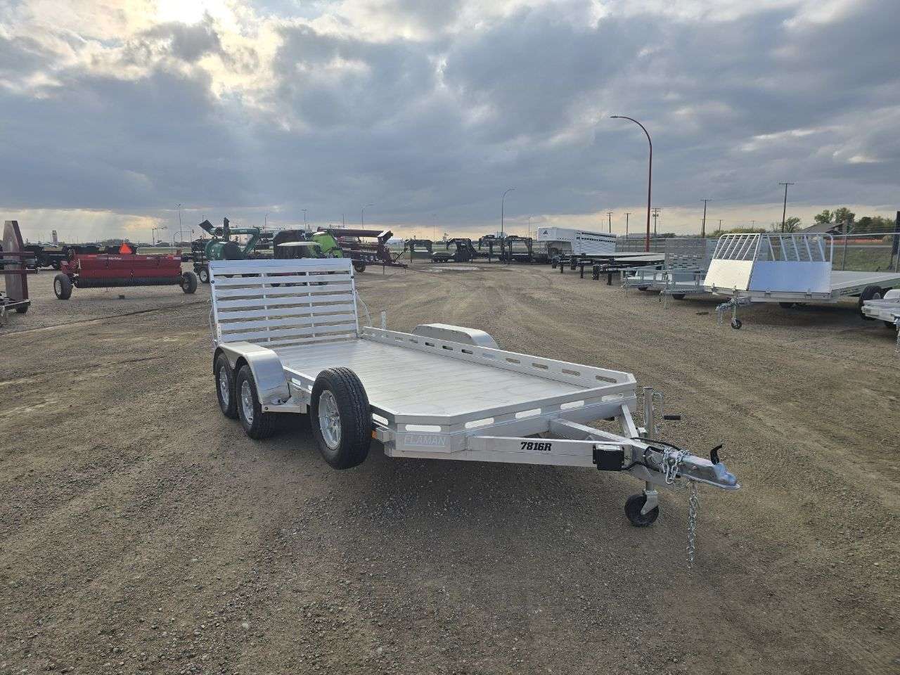 2026 Aluma 7816TA 77.5" x 16' Utility Trailer