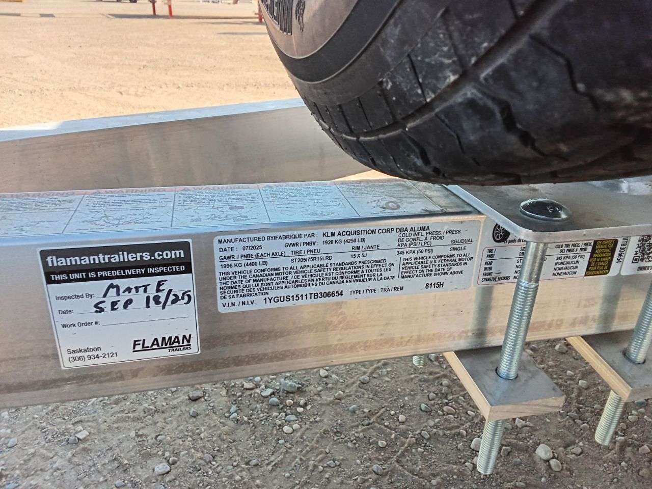 2026 Aluma 8115H 79.25" x 180" Utility Trailer
